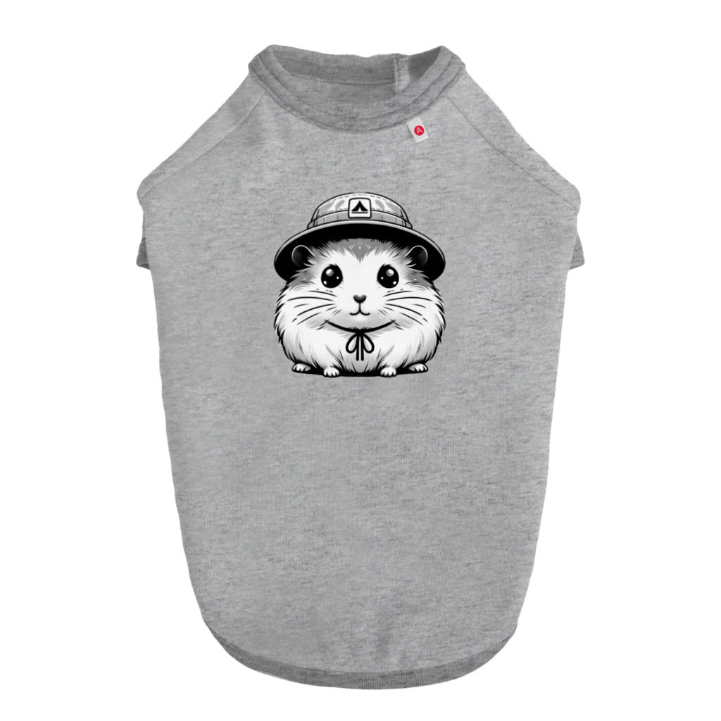 ととのいカエルの探検ハムスターくん Dog T-shirt