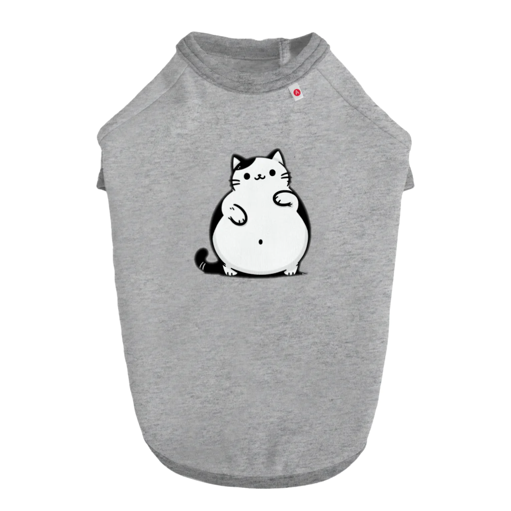 ゆるねこshopのお腹のでてる猫2 Dog T-shirt