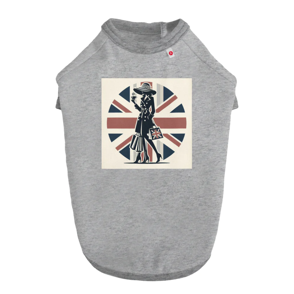 まりな☆のお店のオシャレ女子☆イギリス風 Dog T-shirt