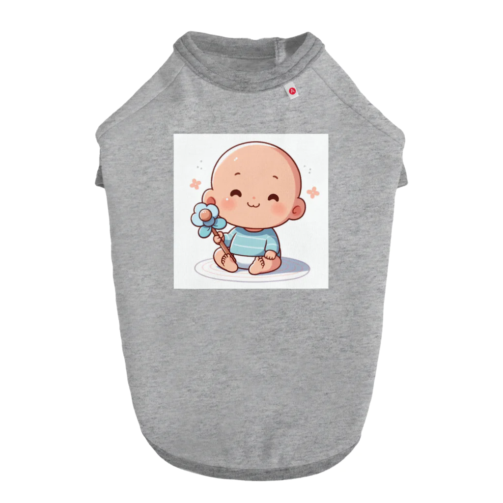 アミュペンの可愛らしい赤ちゃん、笑顔🎵 ドッグTシャツ