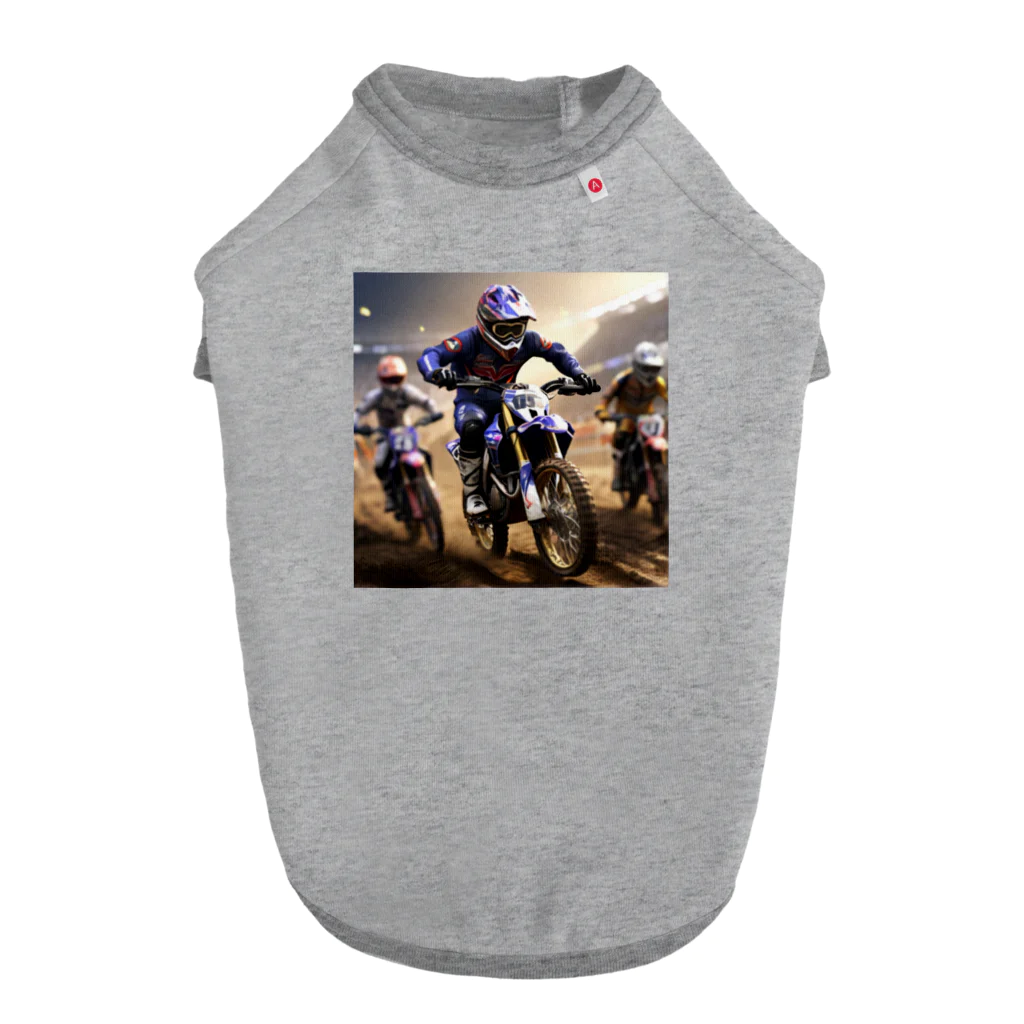 Bikers' Galleryのダートマスターズ：究極のモトクロスチャレンジ Dog T-shirt