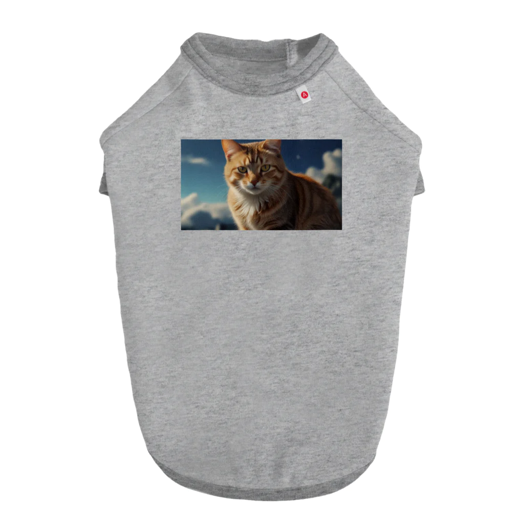 ADOのこちらを見つめる猫 ドッグTシャツ