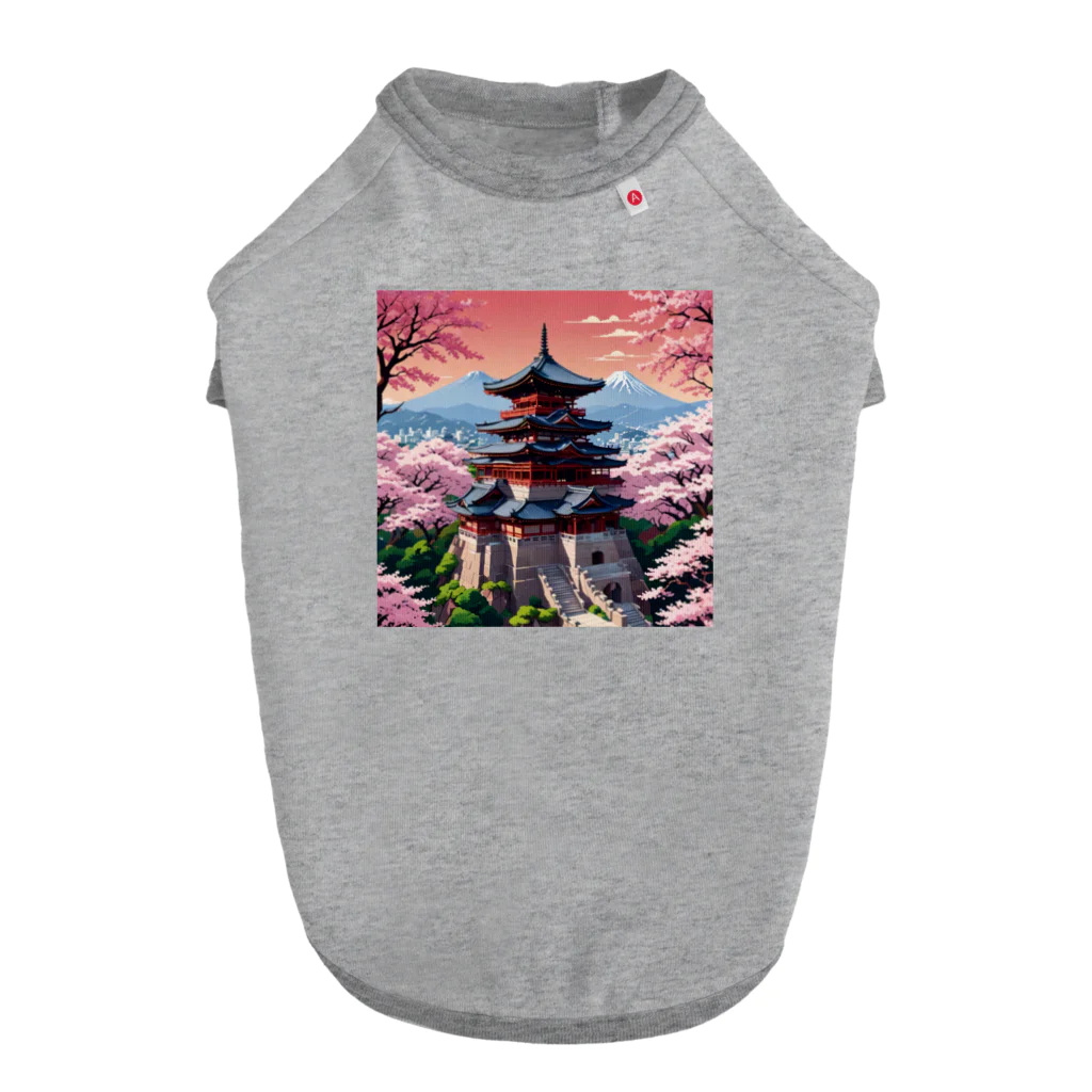 nighteggの清水寺 ドッグTシャツ