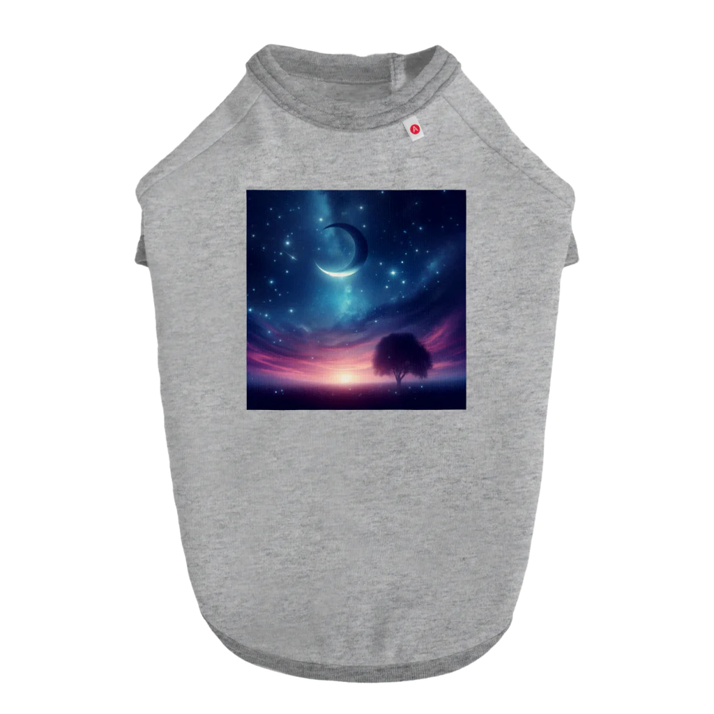 cocoraion1524の星空 ドッグTシャツ