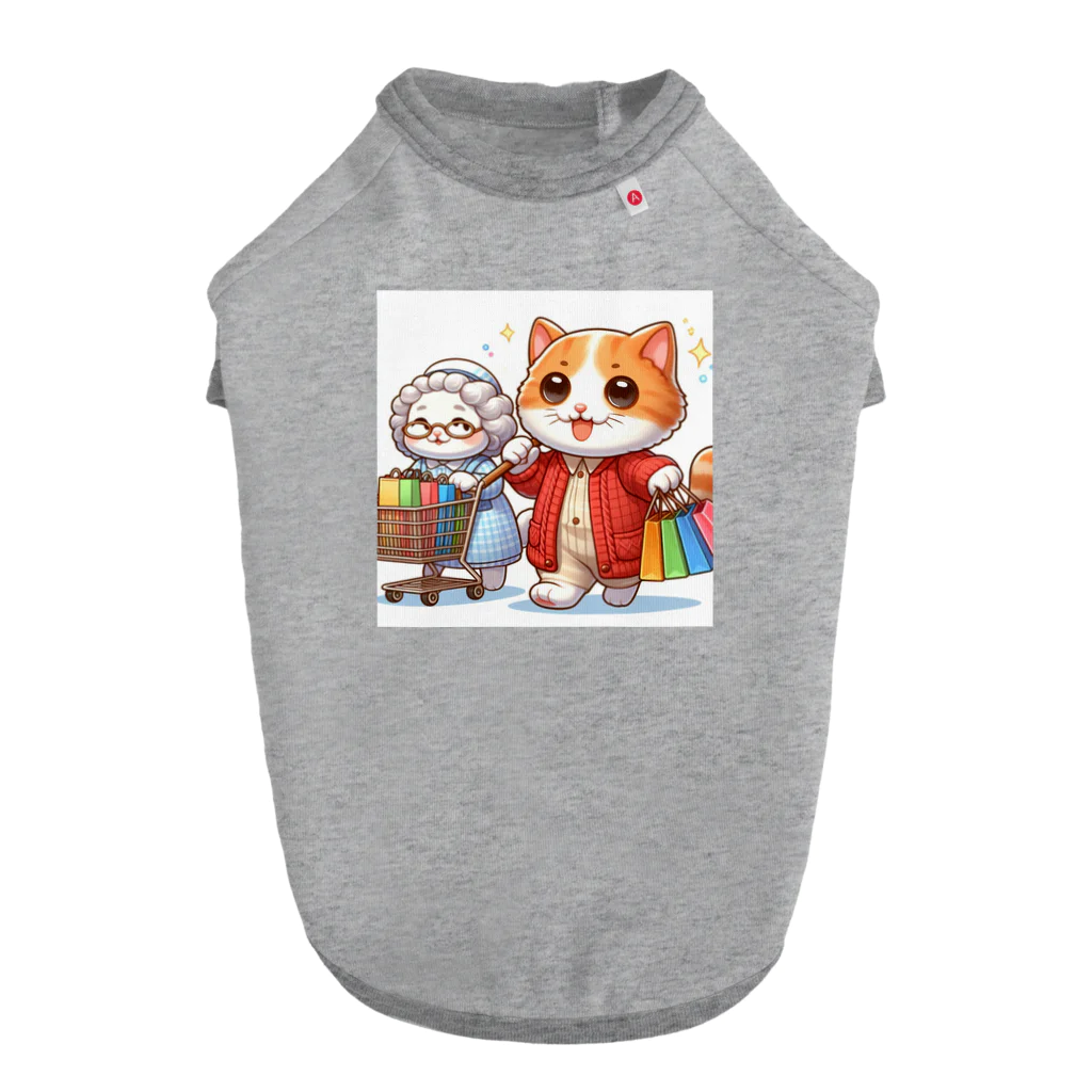 アミュペンのかわいい猫ちゃんと一緒にお買い物🐱💼  Dog T-shirt