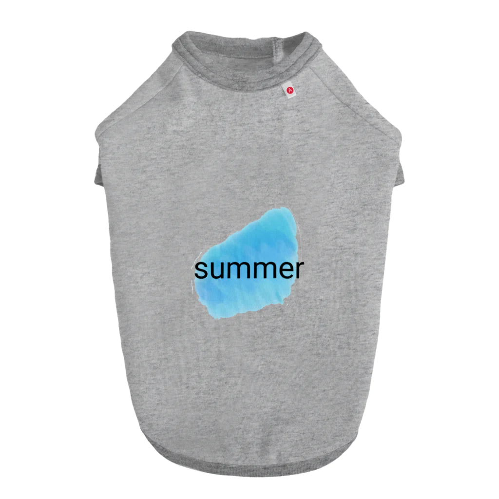 モカステのsummer Dog T-shirt