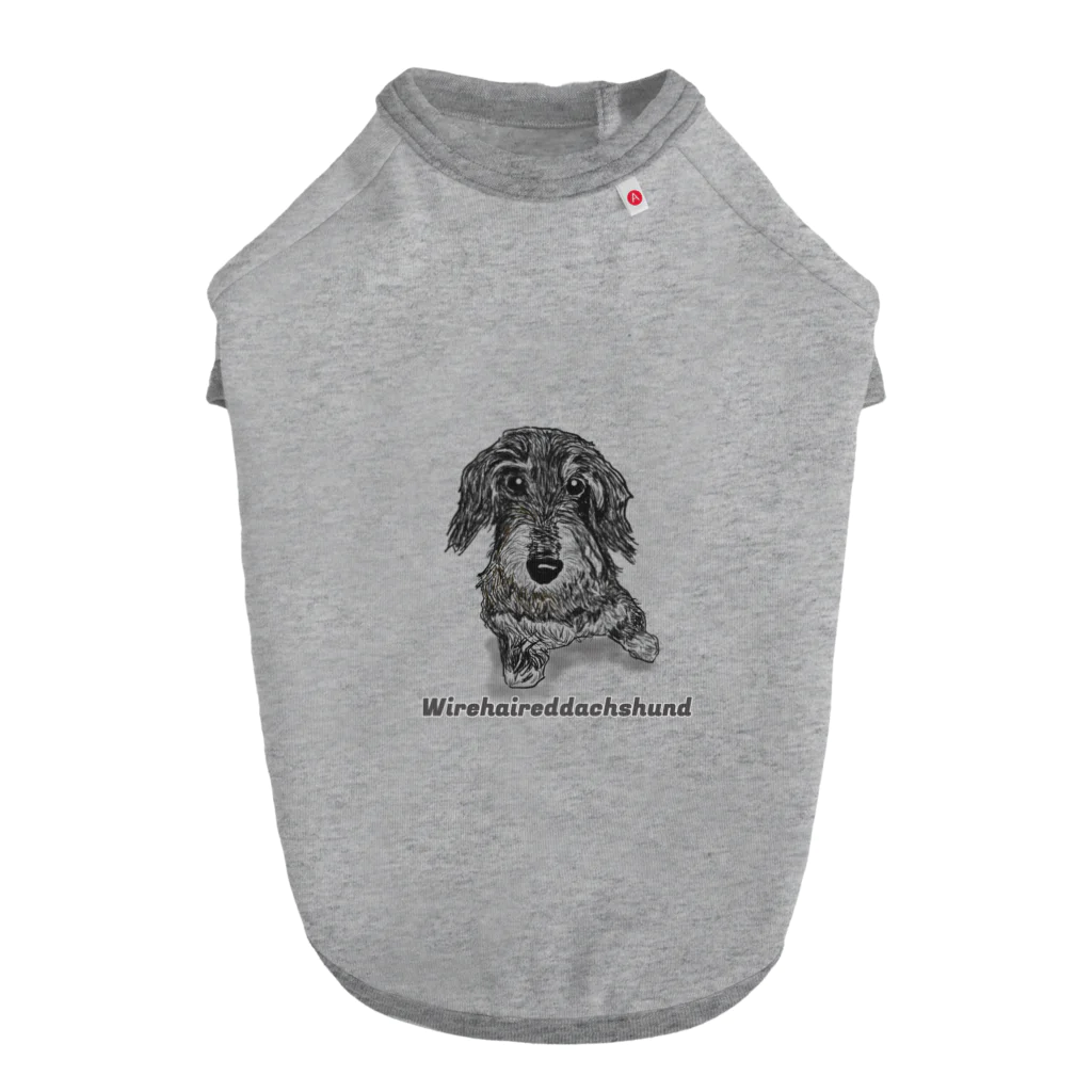 DOUCEのワイヤーダックス　PAKU Dog T-shirt
