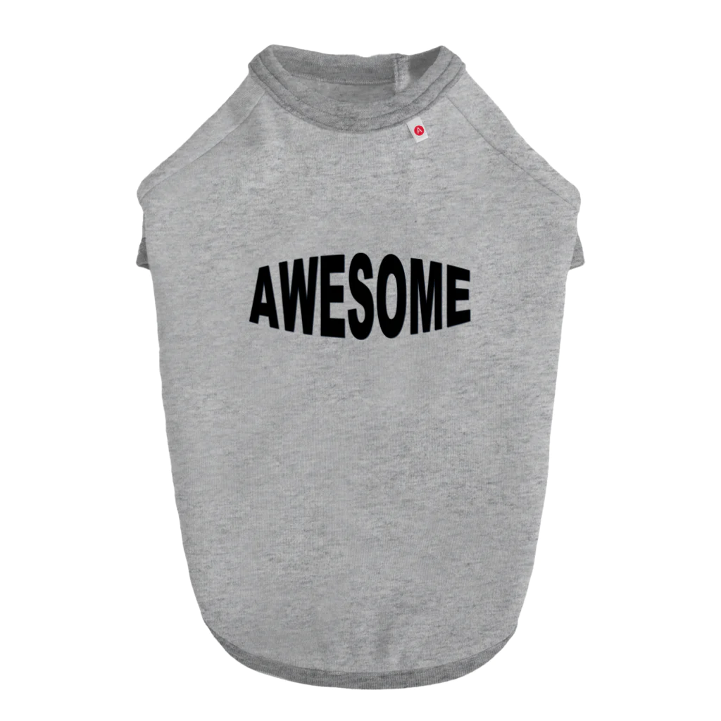 AwagoModeのAWESOME（すごい）Type1 (23) ドッグTシャツ