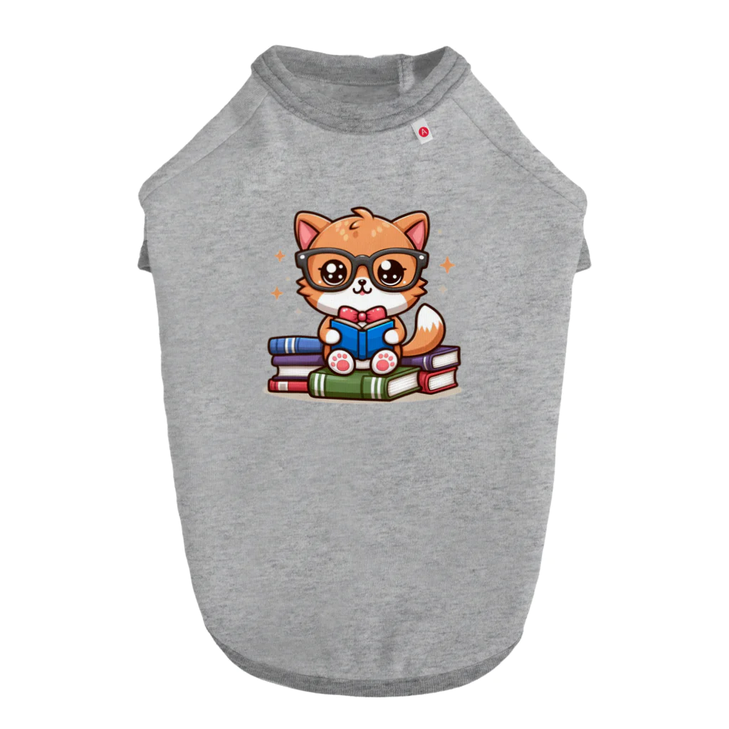 hikotakuの勉強猫 Dog T-shirt