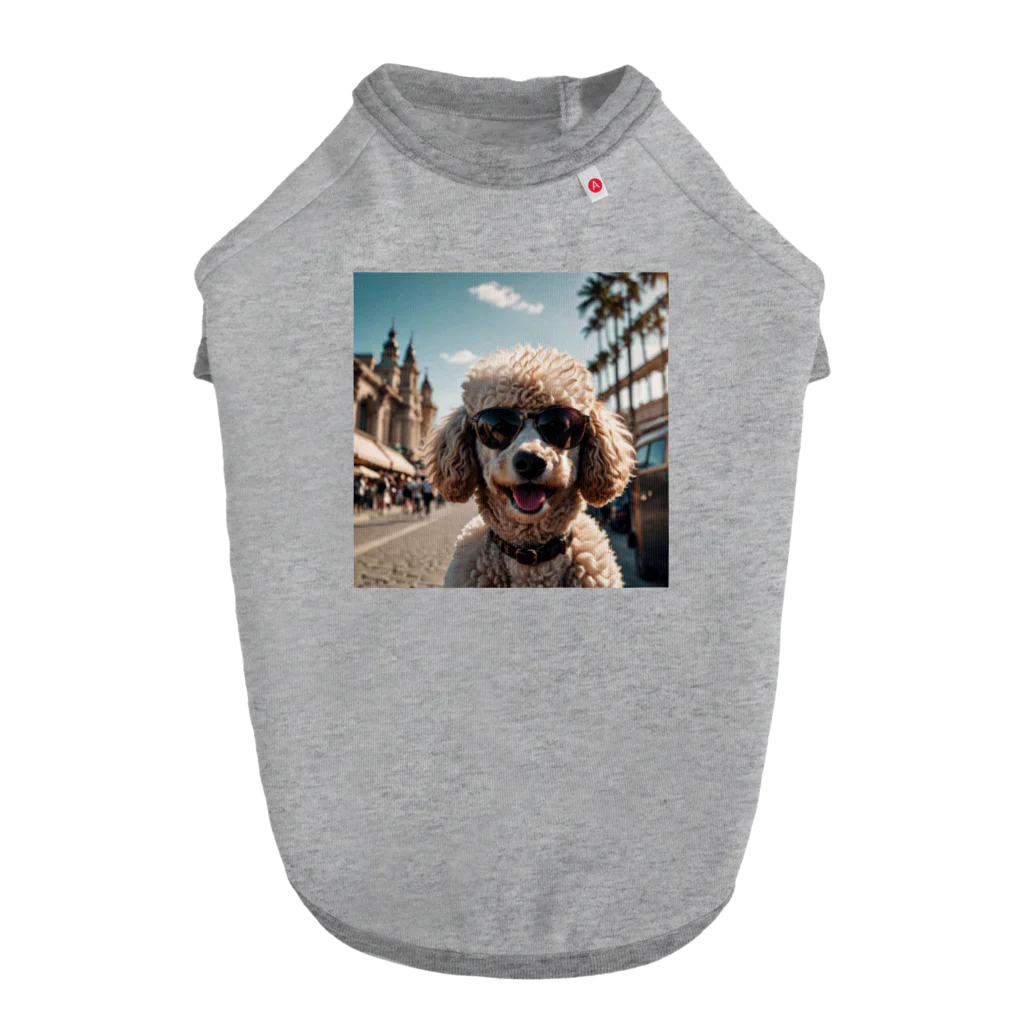 森ショーｐのプードルサングラス Dog T-shirt