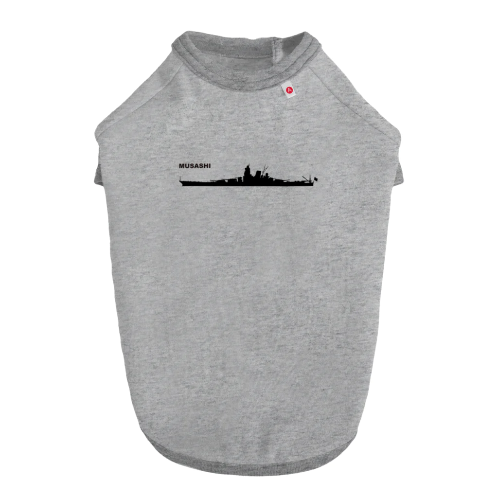 puikkoの軍艦　武蔵 ドッグTシャツ