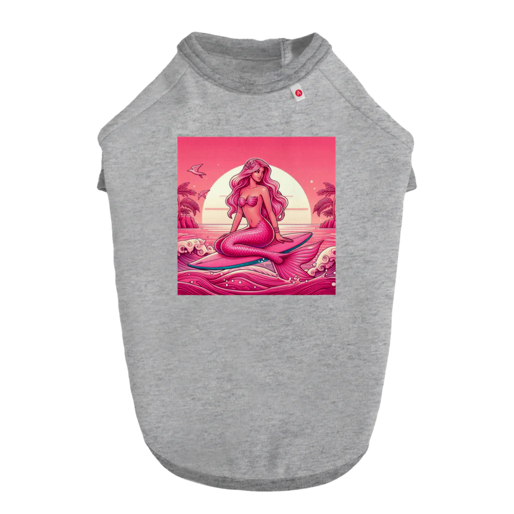 pinkgalmermaidのピンク　セクシー　マーメイド Dog T-shirt