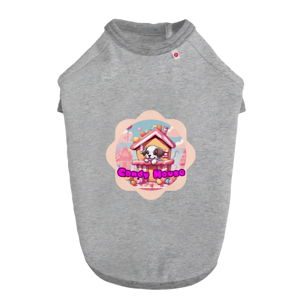 AoBa create【あおくり】のCandy House🐶 Dog T-shirt