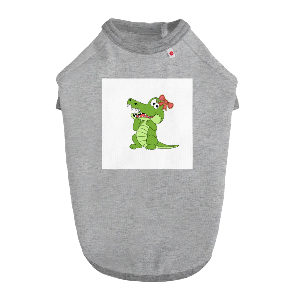 crocodileのワニ子 ドッグTシャツ