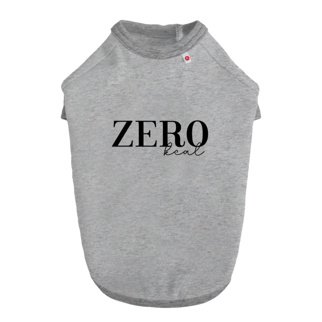 0kcal storeのZERO kcal - black Dog T-shirt