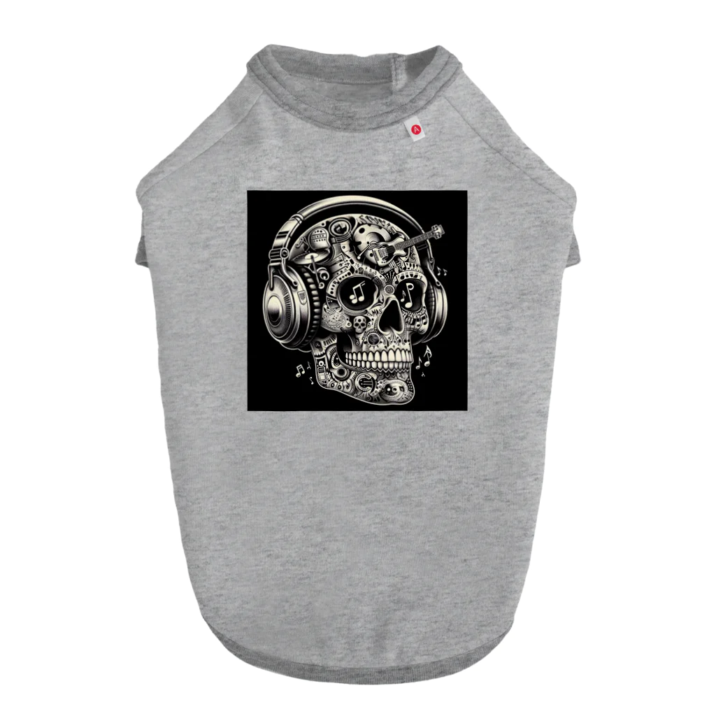 wワンダーワールドwのSKULL013 ドッグTシャツ