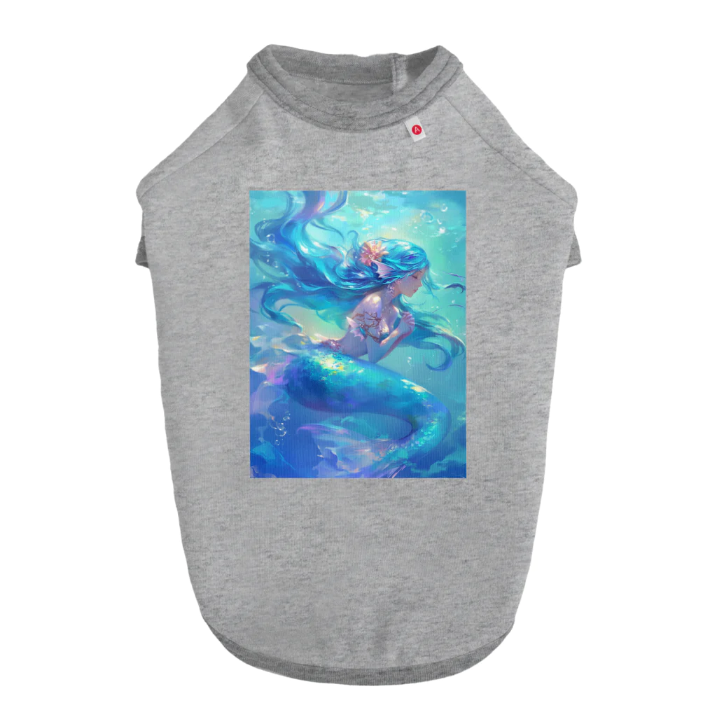 AQUAMETAVERSEの大切な人を想う人魚姫　7883 ドッグTシャツ