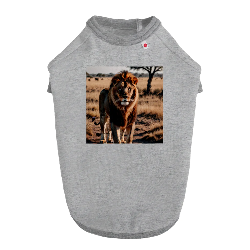 きんにくゆうたろうのサバンナのライオン Dog T-shirt
