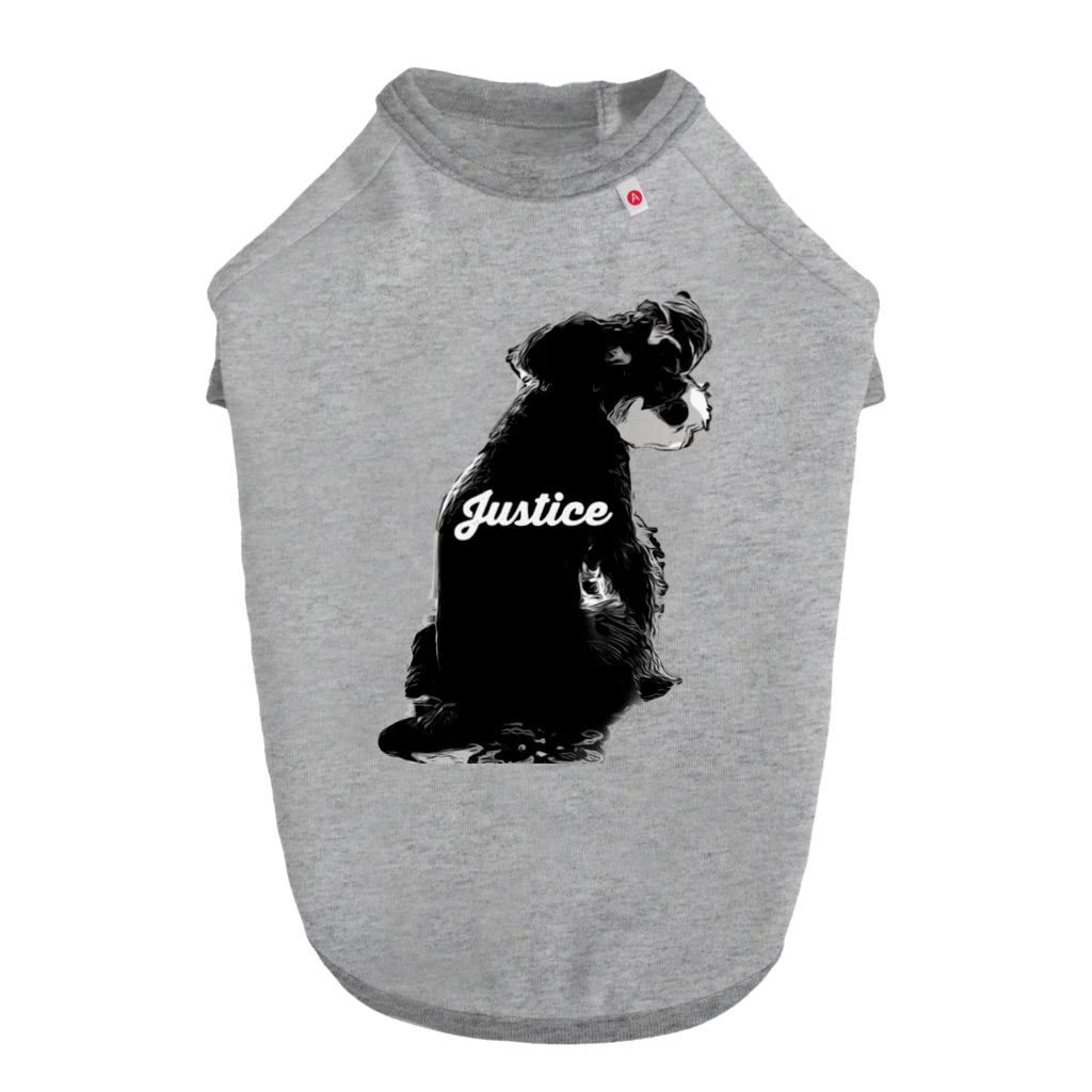 jastice1037の見返り犬ジャスティス Dog T-shirt