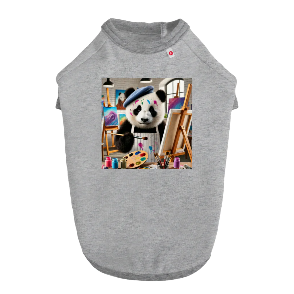 akinyan3128の絵描きのパンダ君 Dog T-shirt