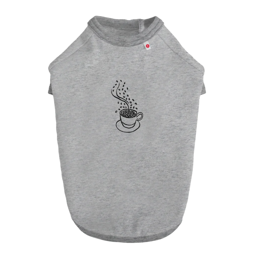 A-Kdesignのcoffee day① ドッグTシャツ