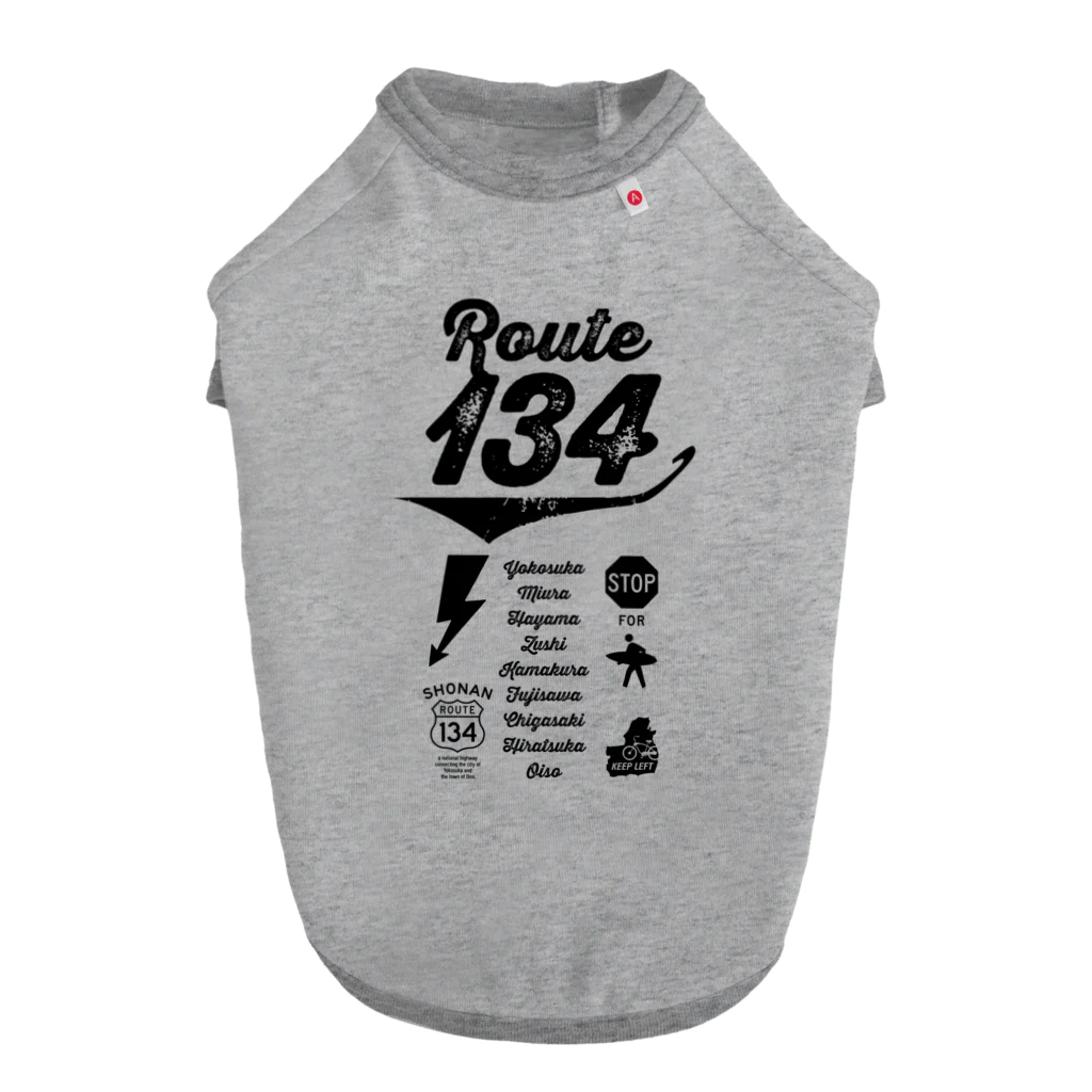 boldandnewのR134_No.007_01_bk Dog T-shirt