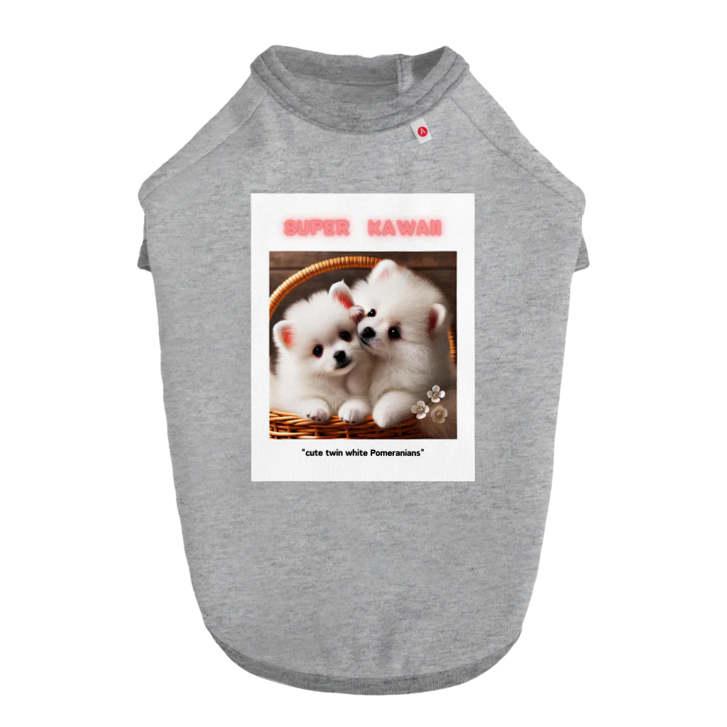 GNIのふたごのポメラニアン Dog T-shirt