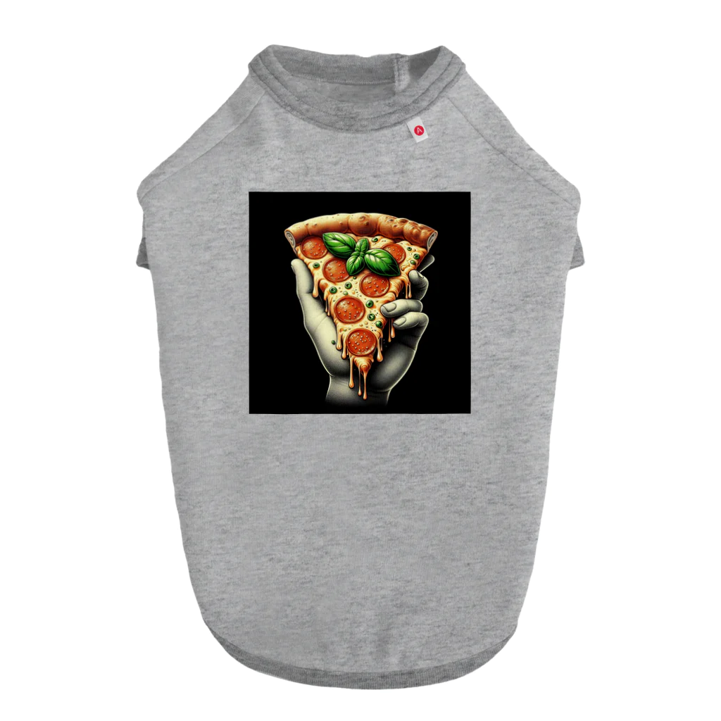 yuriseのおしゃれなpizzaのグッズ Dog T-shirt