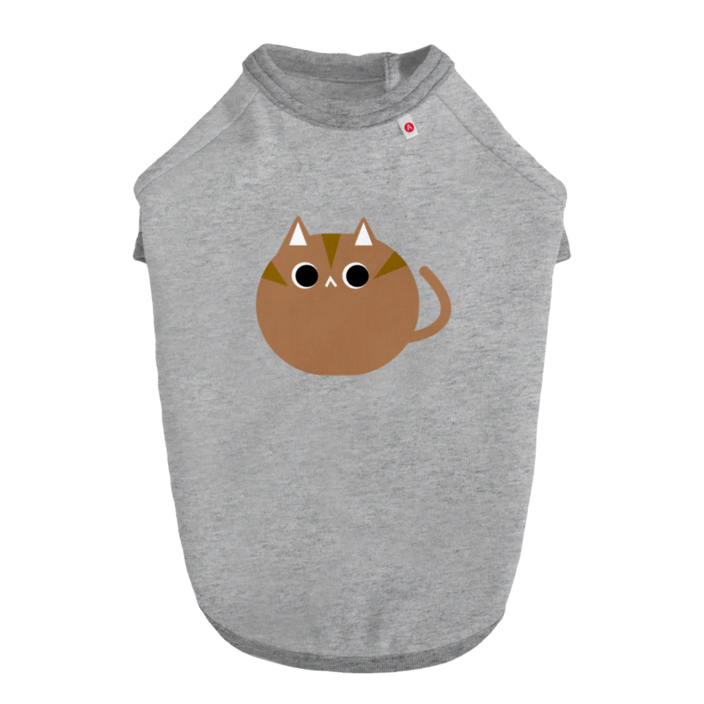 manekineko Marketの猫まんじゅう　茶トラ Dog T-shirt