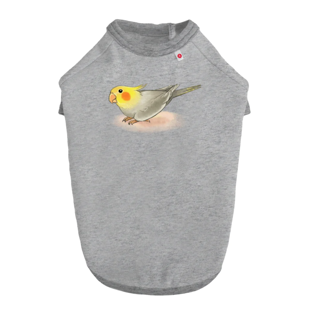 まめるりはことりのオカメインコ　レキ【まめるりはことり】 ドッグTシャツ