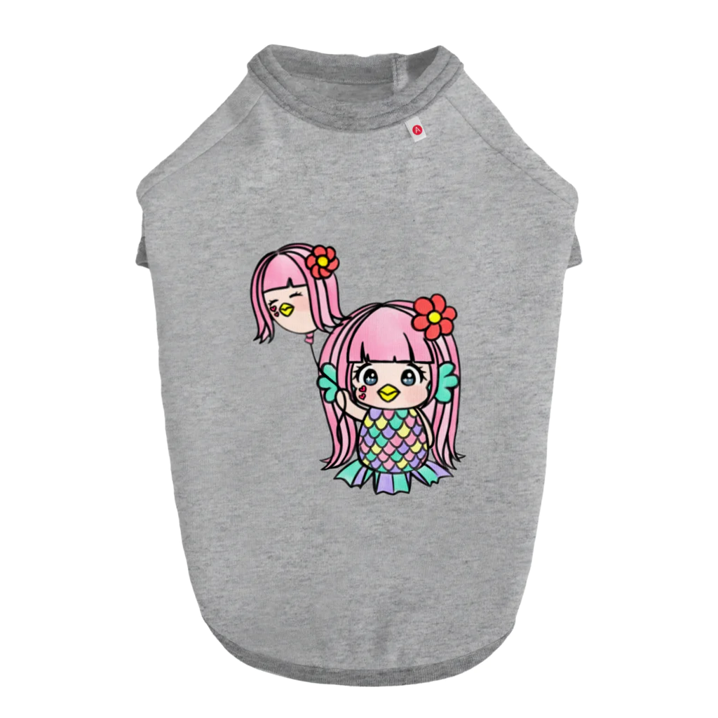 歌うバルーンパフォーマMIHARU✨〜あいことばは『笑顔の魔法』〜😍🎈のミハビエ ドッグTシャツ