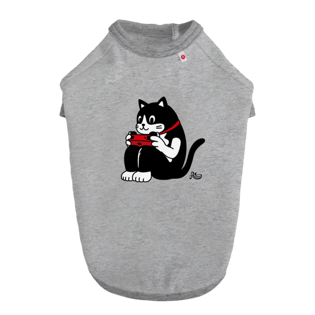 kocoon（コクーン）の猫背ゲーマー ドッグTシャツ