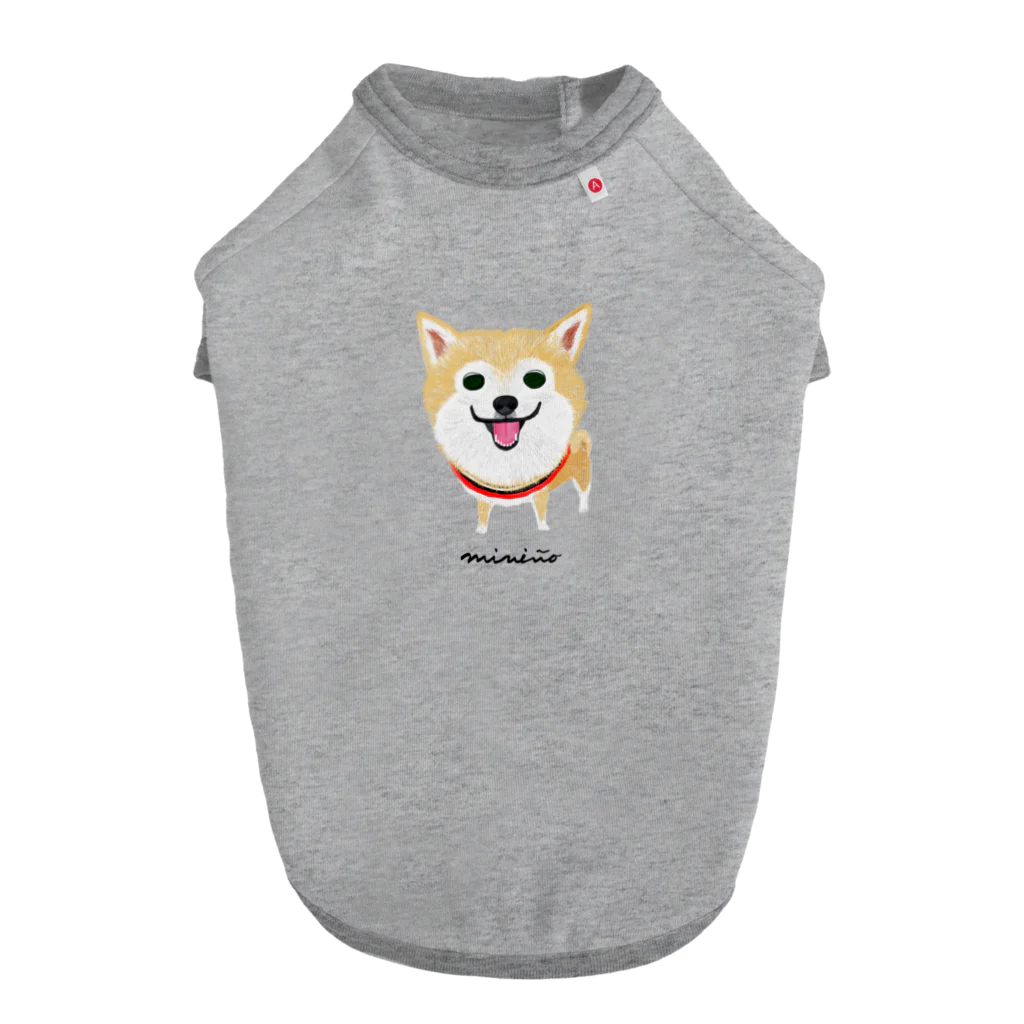 miniño（ミニーニョ）の柴犬 ドッグTシャツ