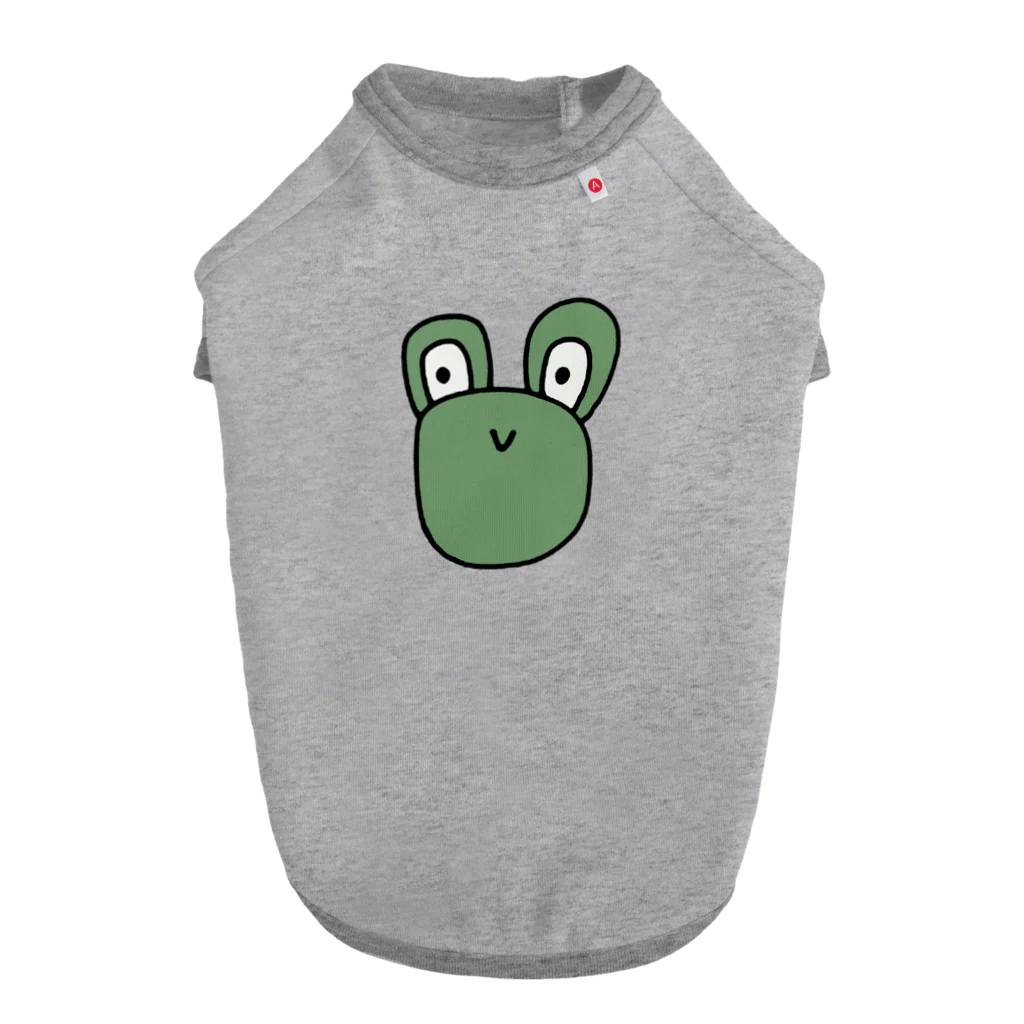 あやちの🐸みどりのかえる ドッグTシャツ