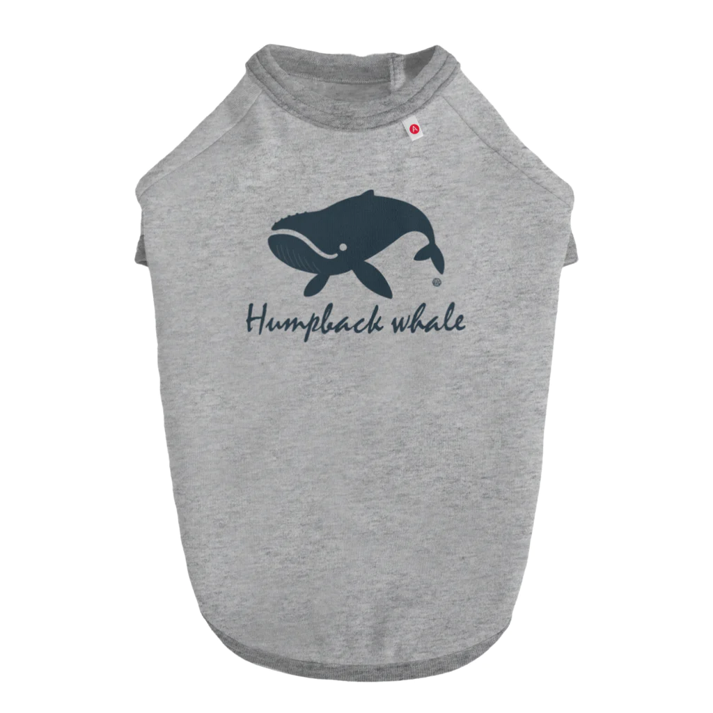 Atelier Pomme verte のHumpback whale22 ドッグTシャツ