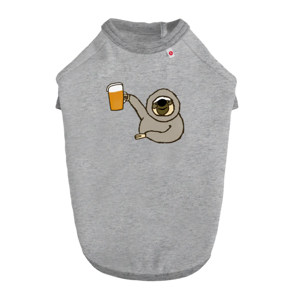 ＋Whimsyのなまけものビール Dog T-shirt