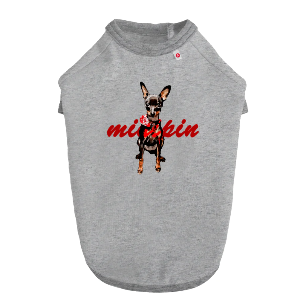 ミニピン クラブ minipin clubのMinipin Girl ❣️ Dog T-shirt