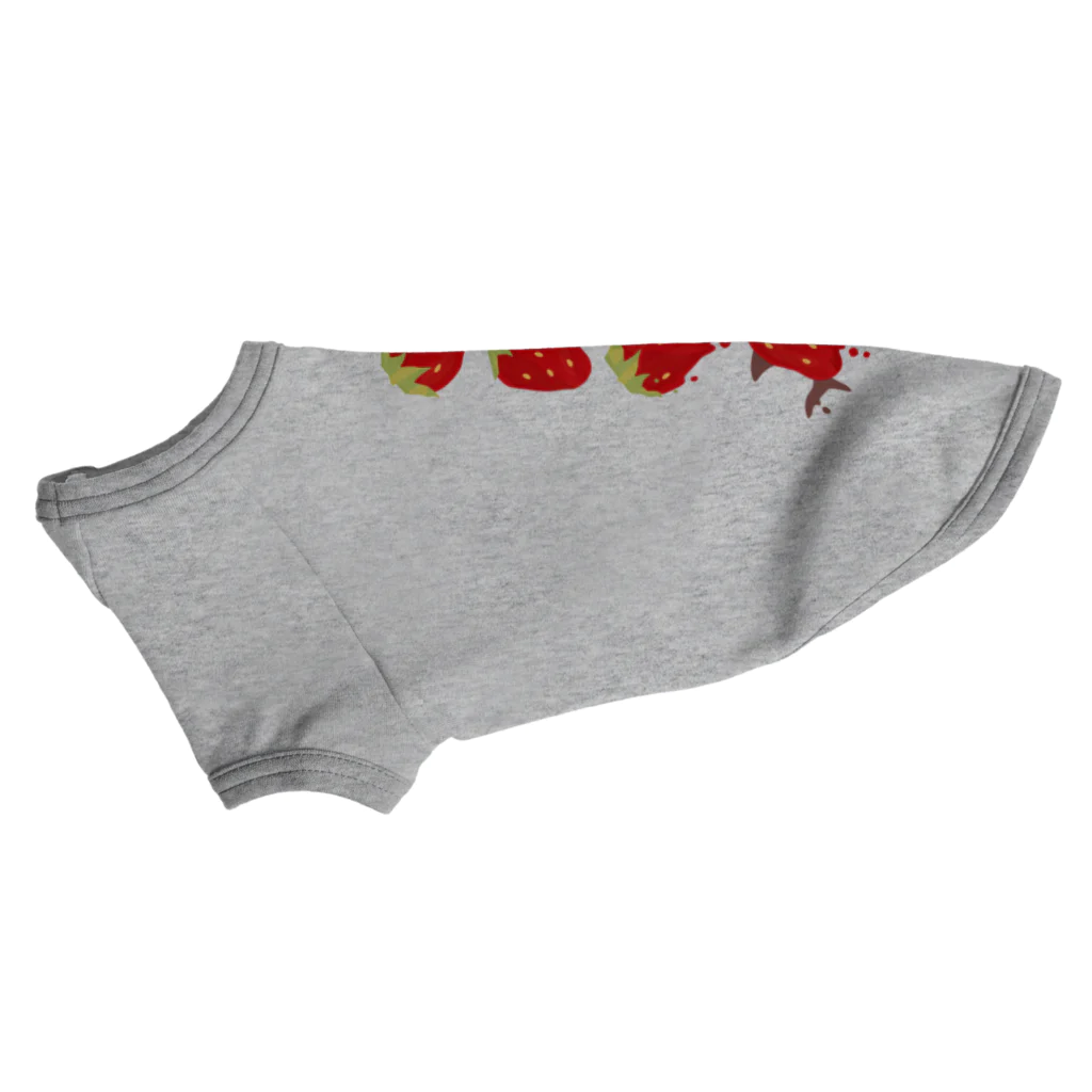 さかたようこ / サメ画家の苺ととろけるおサメさん | TOROKERU SHARK Strawberry ドッグTシャツ