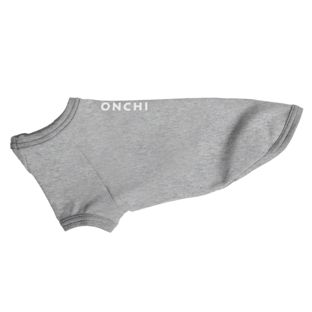 DIGITAL ONCHI 公式ストアのDIGITAL ONCHI WHITE（縦） ドッグTシャツ