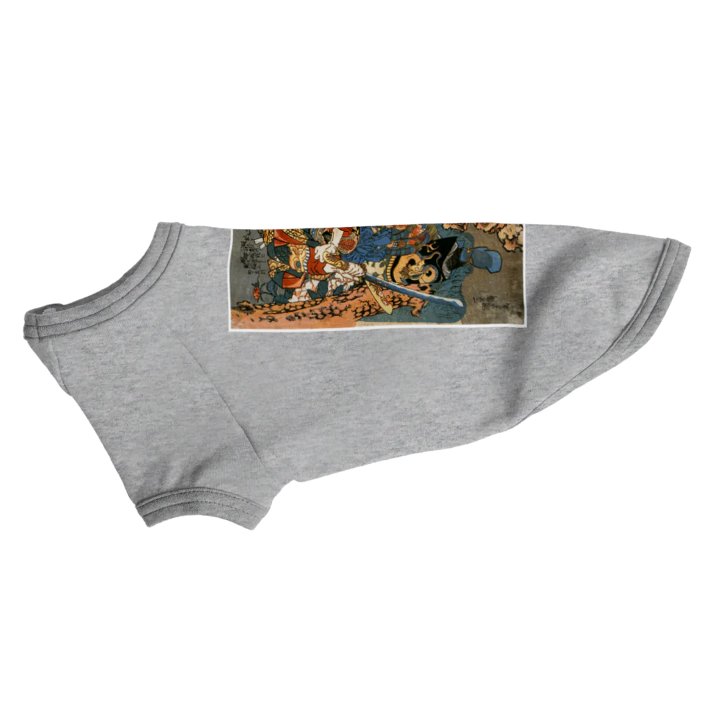 寿めでたや(ukiyoe)の浮世絵：歌川国芳_水滸伝豪傑 矮脚虎王英 Dog T-shirt