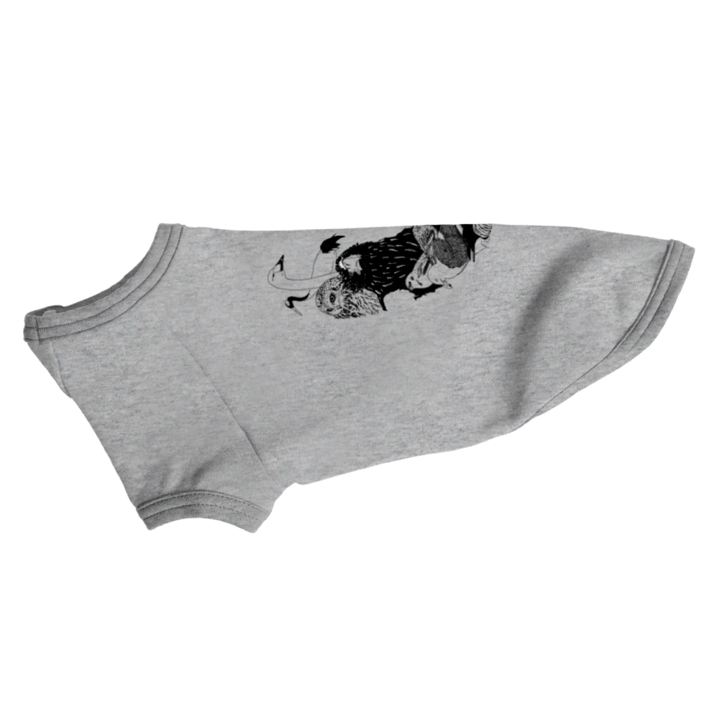 ushidahanatoriの野付半島の野鳥 Dog T-shirt