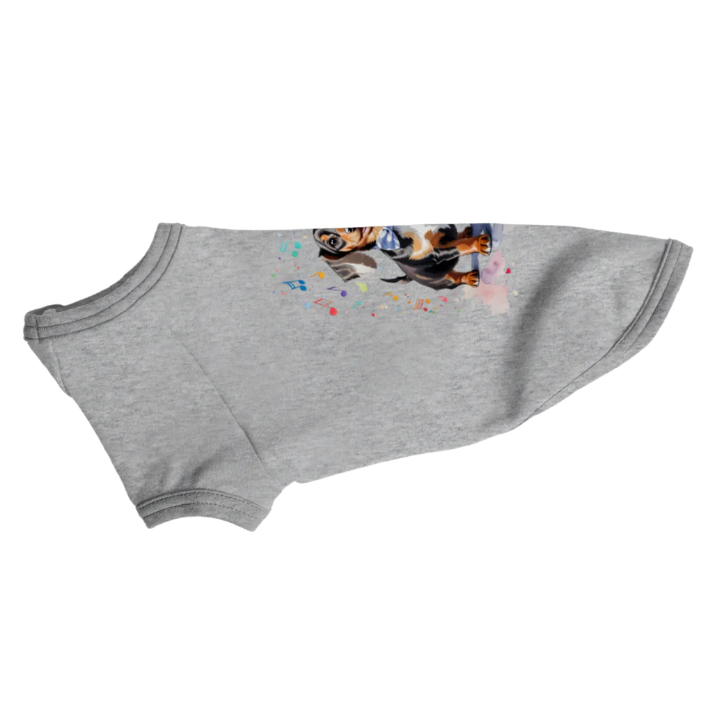 WellShopのMUSIC TOBBY Dog T-shirt