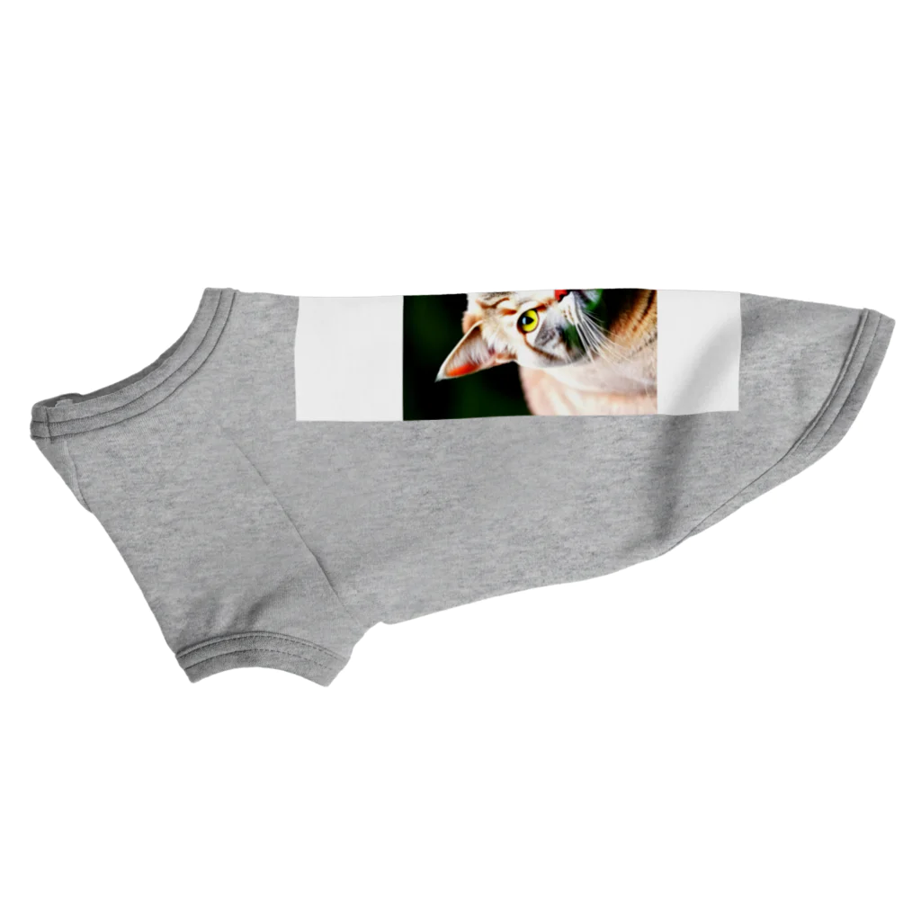 志賀 友輔の猫の絵 ドッグTシャツ