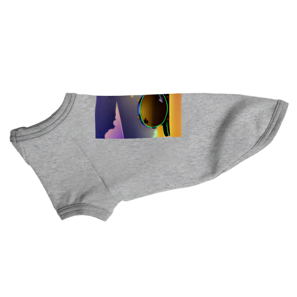 CHOCOLATEAの夜空に輝く幻想 Dog T-shirt