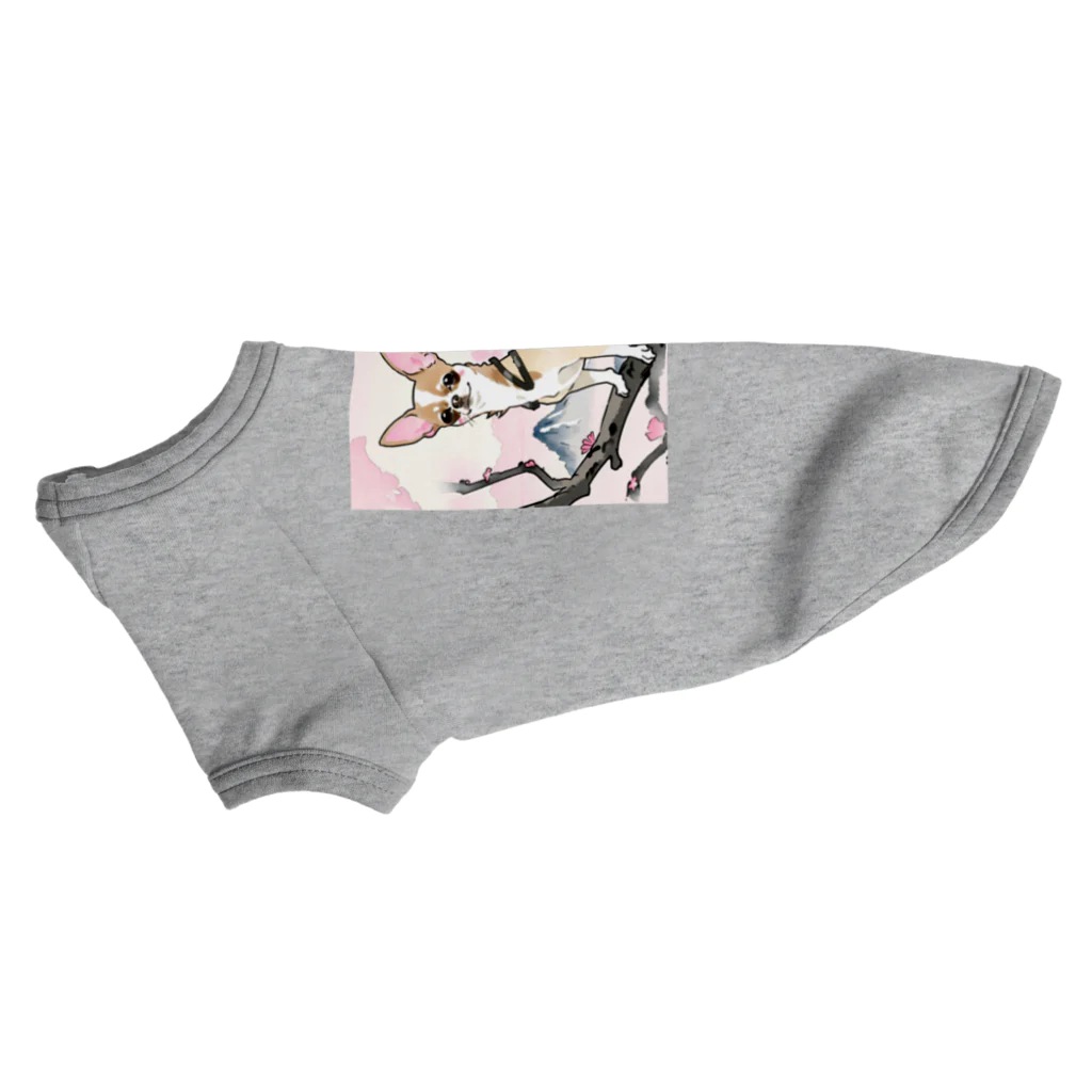 チワワ愛好家ショップの桜舞う日々、チワワと Dog T-shirt