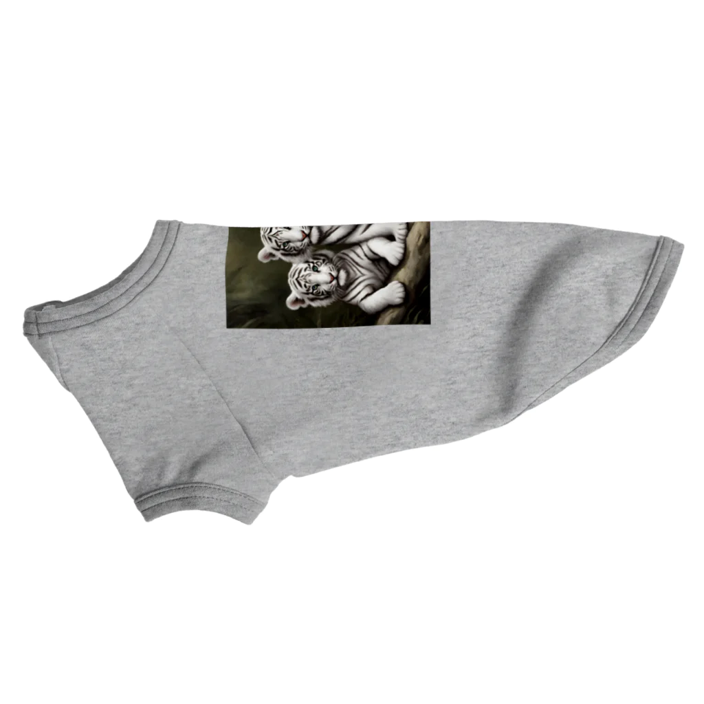 kinglureのホワイトタイガーの子供 Dog T-shirt