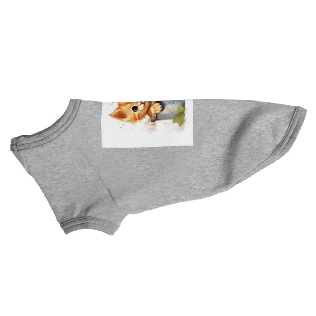 The Triplets Kkittensの三つ子ネコのアプル Dog T-shirt