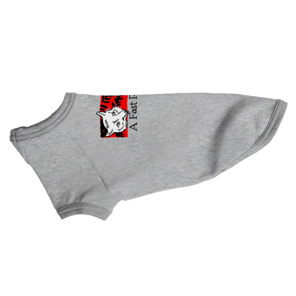 Nursery Rhymes  【アンティークデザインショップ】のオオカミとウサギ ドッグTシャツ
