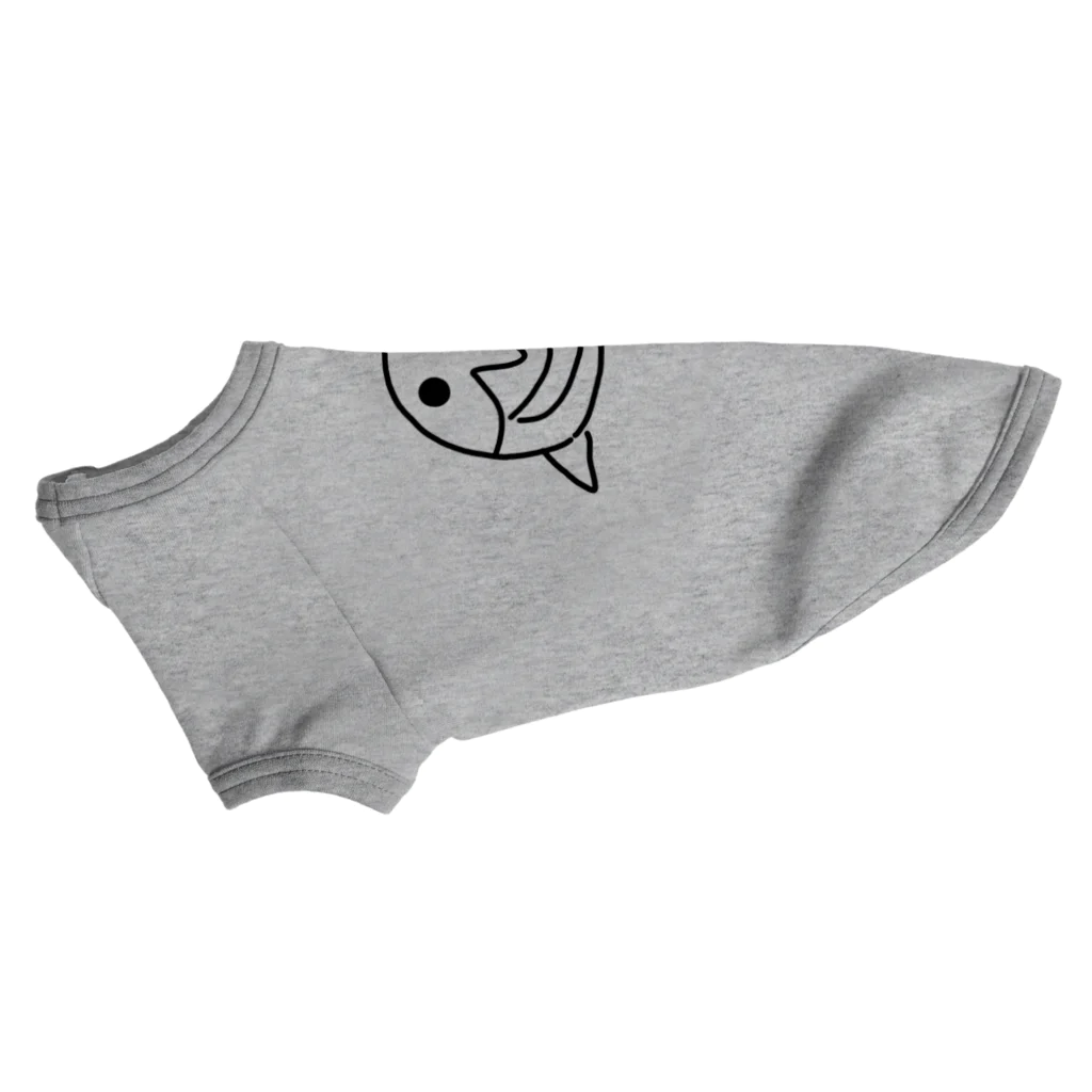 ななめるのぷろぶふぃっしゅ🐟 しんかいのさかな ドッグTシャツ