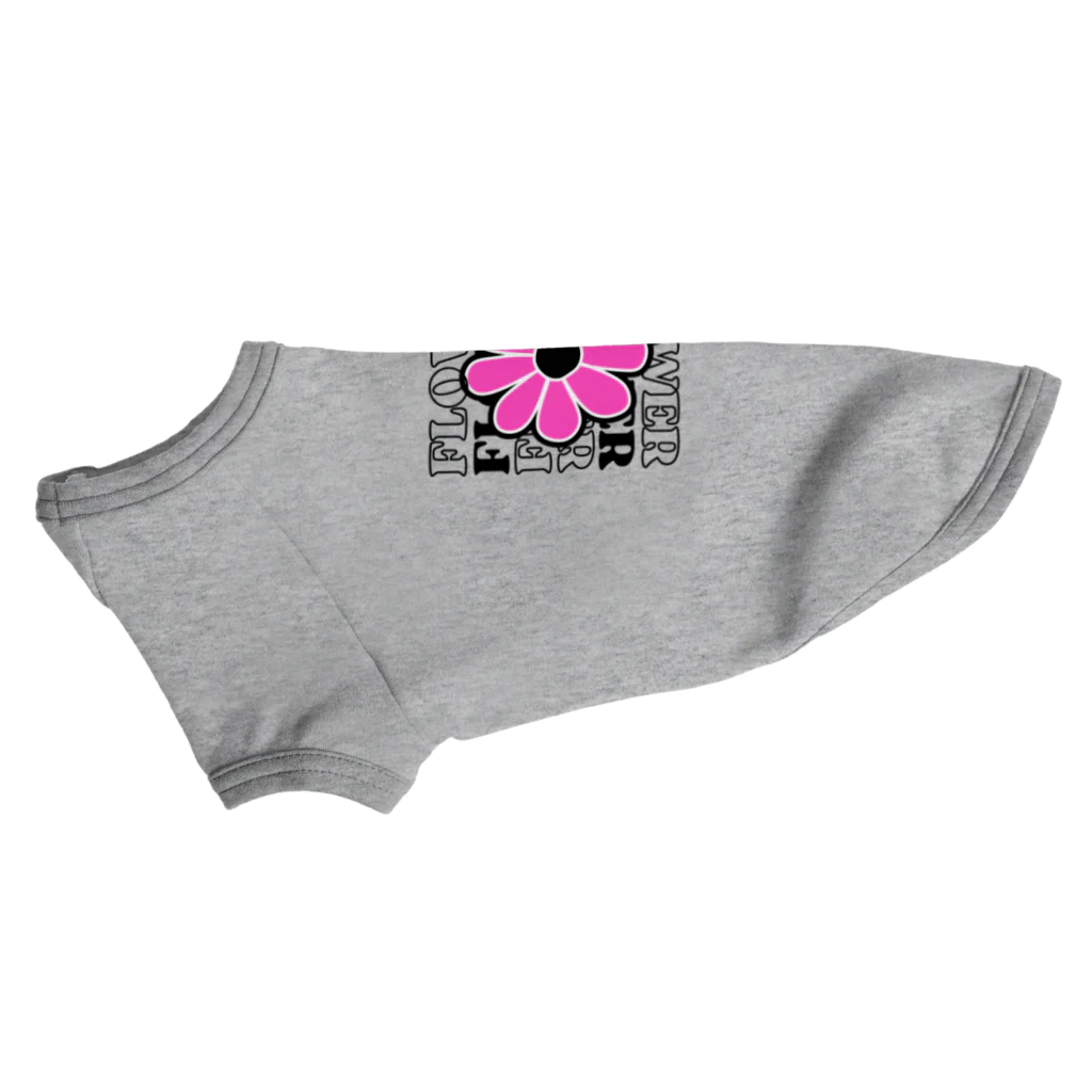 nene-cocoのpink flower  Dog T-shirt